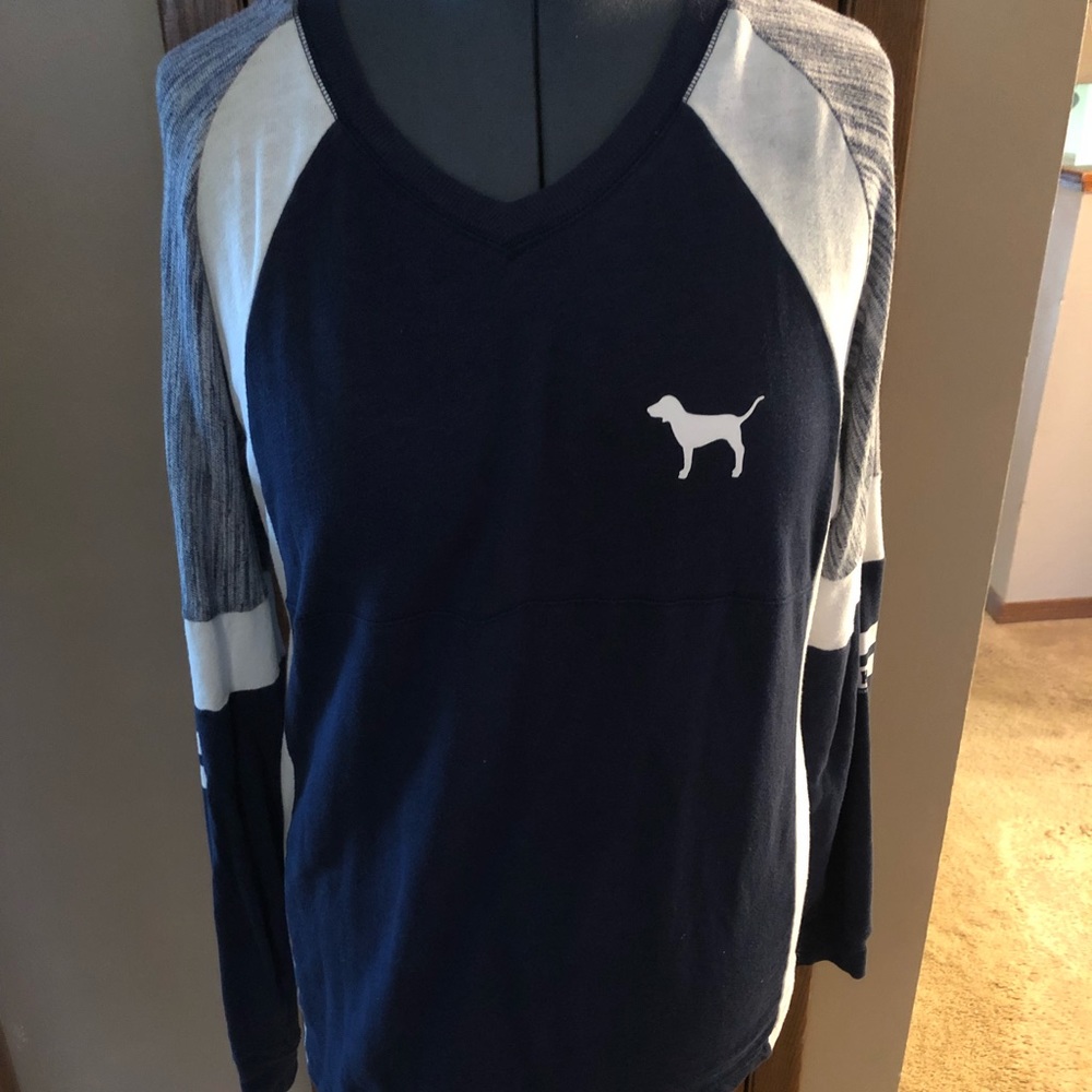 Blue long sleeve shirt